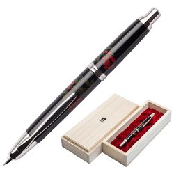 Ручка перьевая Namiki Capless Nandine цвет чернил черный цвет корпуса черный